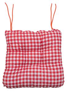 Podložka na stoličku Soft kostička červený