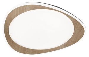 RABALUX 2427 Tamino stropné svietidlo LED D450mm 24W/1200lm 4000K imitácia dreva, biela