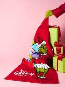 Sinsay - Detská bavlnená osuška s vianočnou potlačou Grinch - červená