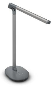 Philips 8719514443655 Sword stolná dotyková lampička LED 12W/450lm 2700-6500K USB šedá stmievateľná
