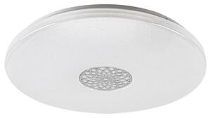 RABALUX SMART LIGHT TUYA 5365 Ophelia stropné svietidlo LED D600mm 40W/3200lm 3000-6500K RGB chrómová, biela, stmievateľné, diaľkový ovládač, starlight efekt