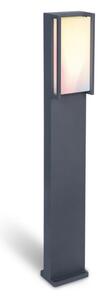 LUTEC CONNECTED 7193003118 QUBO exteriérový záhradný stĺpik LED 16W 1000lm 2700-6500K+RGB IP54 tmavá šedá