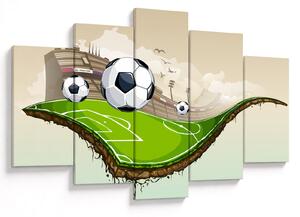 Obraz - Futbalové ihrisko (150x105 cm)