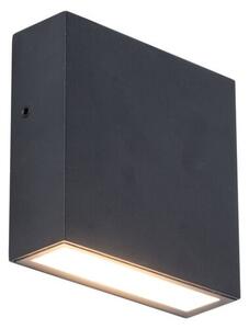 LUTEC 5104002012 GEMINI XF exteriérové nástenné svietidlo LED 9,5W 750lm 3000K IP54 matná čierna