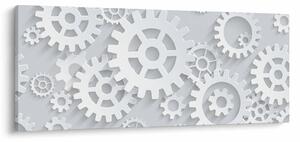 Obraz - Ozubené kolieska (120x50 cm)