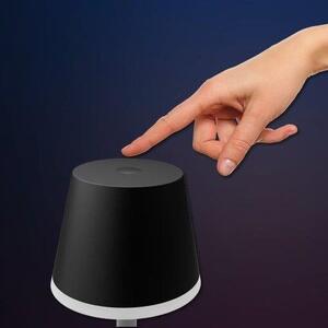 8719514404595 Philips HUE Go prenosná dotyková stolná lampička LED 36cm 6,2W/530lm CCT+RGB IP54 čierna bluetooth vrátane batérie