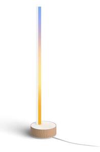 Philips HUE White and color ambiance 8719514433465 Signe stolové svietidlo LED 55,3cm 11,8W/1040lm biela, imitácia dreva, bluetooth