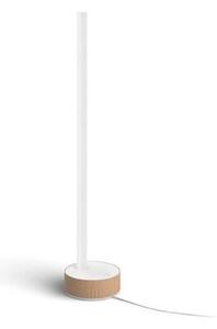 Philips HUE White and color ambiance 8719514433465 Signe stolové svietidlo LED 55,3cm 11,8W/1040lm biela, imitácia dreva, bluetooth
