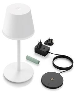 8719514404571 Philips HUE Go prenosná dotyková stolná lampička LED 36cm 6,2W/530lm CCT RGB IP54 biela bluetooth vrátane batérie