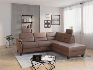 ROHOVÁ SEDAČKA, textil, farba lieskového orecha Sit & More - Sedačky, Online Only