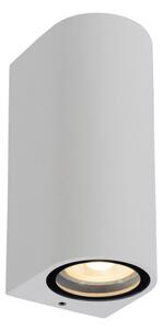 LUCIDE 69801/02/31 ZARO exteriérové nástenné svietidlo GU10 2x35W IP44 biela
