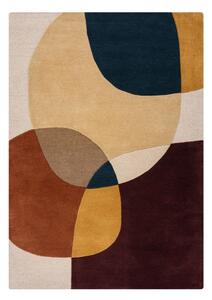 Fialový ručne tkaný vlnený koberec 120x170 cm Glow Purple Multi – Flair Rugs