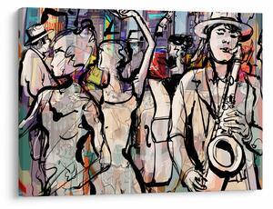 Obraz - Jazzová noc (70x50 cm)
