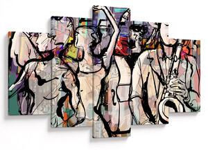 Obraz - Jazzová noc (150x105 cm)