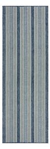 Vnútorný a vonkajší koberec zeleno-modrý 80x230 cm Roma Stripe – Flair Rugs