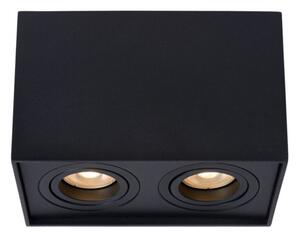 LUCIDE 22953/02/30 TUBE Stropné bodové svietidlo GU10 2x50W čierna