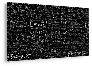 Obraz - Matematika (90x60 cm)