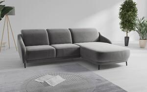 ROHOVÁ SEDAČKA, textil, sivá Sit & More - Sedačky, Online Only