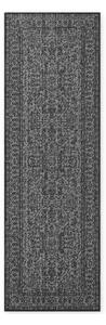 Čierno-biely vnútorný a vonkajší behúň 80x250 cm Duet Kona – NORTHRUGS