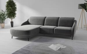 ROHOVÁ SEDAČKA, textil, sivá Sit & More - Sedačky, Online Only