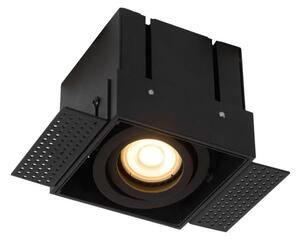 LUCIDE 09925/01/30 TRIMLESS Zápustné bodové svietidlo GU10 1x50W čierna