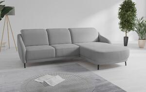 ROHOVÁ SEDAČKA, textil, sivá Sit & More - Sedačky, Online Only