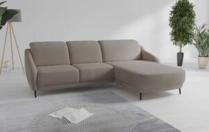ROHOVÁ SEDAČKA, textil, farba lieskového orecha Sit & More - Sedačky, Online Only