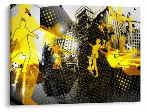 Obraz - Futbal vo veľkomeste (70x50 cm)