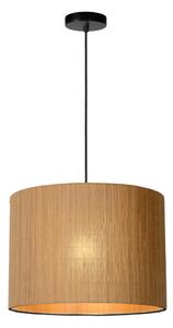 LUCIDE 03429/42/30 MAGIUS Závesné svietidlo E27 1x40W svetlé drevo, čierna