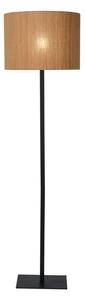 LUCIDE 03729/81/30 MAGIUS Stojaca lampa E27 1x40W svetlé drevo, čierna