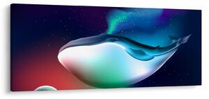 Obraz - Vesmírna veľryba (120x50 cm)