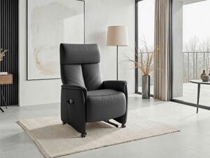 RELAXAČNÉ KRESLO, koža, čierna Sit & More - Online Only obývacie izby, Online Only