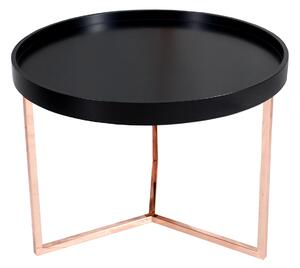 Konferenčný stolík MODUL 60 cm - čierna, medená