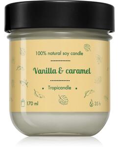 Tropicandle Vanilla & Caramel vonná sviečka 170 ml