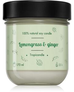 Tropicandle Lemongrass & Ginger vonná sviečka 170 ml