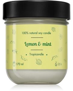 Tropicandle Lemon & Mint vonná sviečka 170 ml
