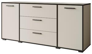ŠIROKÁ KOMODA, grafitová, kašmírová, 150/68/40 cm P & B - Online Only drobný nábytok, Online Only