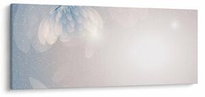 Obraz - Zasnežené kvety (120x50 cm)