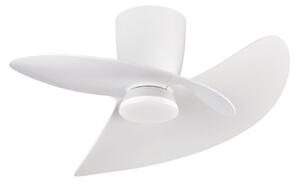 LED stropný ventilátor Ona, biely, DC, tichý, CCT, 70 cm – Mantra Mantra Iluminación, Ona, stmievateľné, Biela, Obývacia izba, Kov, Moderný