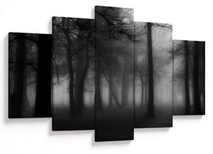 Obraz - Les v hmle (150x105 cm)