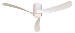 LED stropný ventilátor NEMO II L biely DC tichý CCT – Mantra Mantra Iluminación, Nemo II L, stmievateľné, Biela, Obývacia izba, Kov, Moderný