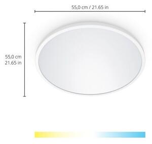 Philips Wiz Tunable white 8719514554979 SuperSlim big size stropné svietidlo LED D550mm 32W/3800lm 2700-6500K biela