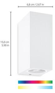 Philips Wiz Colors 8719514554597 Wall light nástenné svietidlo 2xGU10 2x5W/345lm 2200-6500K+RGB biela