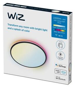 Philips Wiz Tunable white 8719514554290 Rune stropné svietidlo LED D400mm 21W/2100lm 2700-6500K čierna