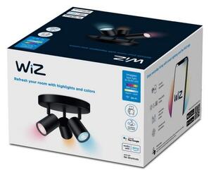 Philips Wiz Colors 8719514554535 IMAGEO stropné bodové svietidlo/spot 3xGU10 3x5W/345lm 2200-6500K+RGB čierna