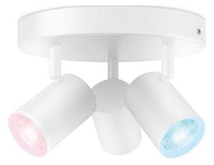 Philips Wiz Colors 8719514554511 IMAGEO stropné bodové svietidlo/spot 3xGU10 3x5W/345lm 2200-6500K+RGB biela