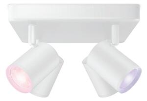 Philips Wiz Colors 8719514554559 IMAGEO stropné bodové svietidlo/spot 4xGU10 4x5W/345lm 2200-6500K+RGB biela