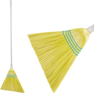 Metla Cleonix 3806Y, SorgoSkew, žltá, násada 153 cm, Alu, šikmá