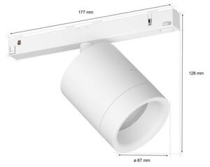 8719514407466 Philips Hue White and Color Ambiance Perifo bodové svietidlo LED - Extension 5,2W/490lm 2000-6500K+RGB biele