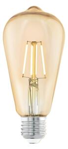 EGLO 110055 LED celosklenená žiarovka E27 Vintage filament ST64 4W/26W 270lm 2200K jantárová